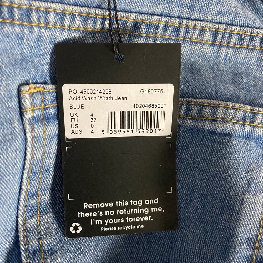 Missguided Blue Wrath Jeans - Picture 2 of 4